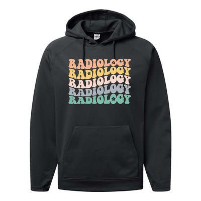 Radiology Radiologic Technologist Xray Tech Performance Fleece Hoodie