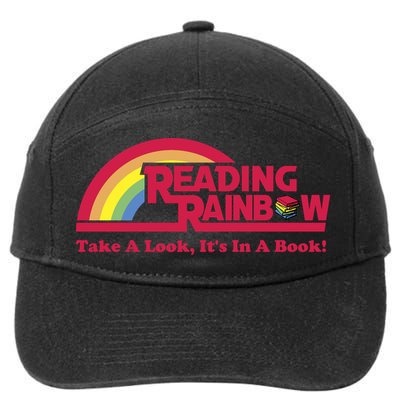 Reading Rainbow Take A Look Its In A Book 7-Panel Snapback Hat