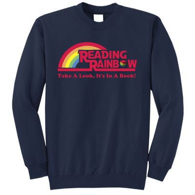 Reading Rainbow Take A Look Its In A Book Tall Sweatshirt