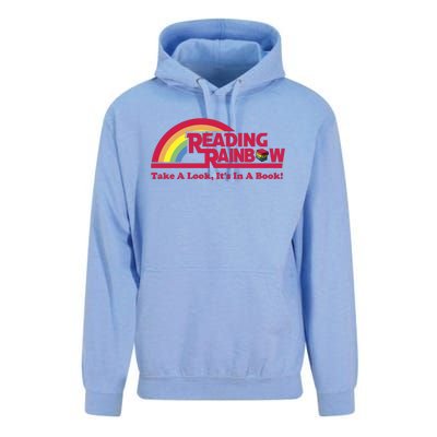 Reading Rainbow Take A Look Its In A Book Unisex Surf Hoodie