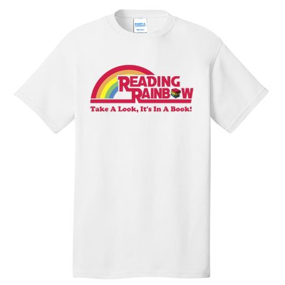 Reading Rainbow Take A Look Its In A Book Tall T-Shirt