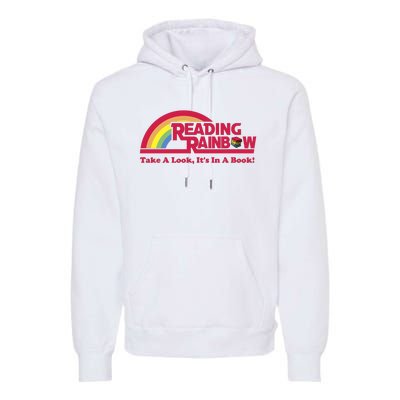 Reading Rainbow Take A Look Its In A Book Premium Hoodie