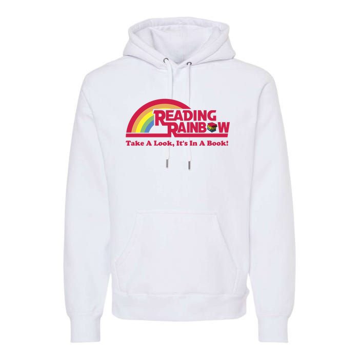 Reading Rainbow Take A Look Its In A Book Premium Hoodie