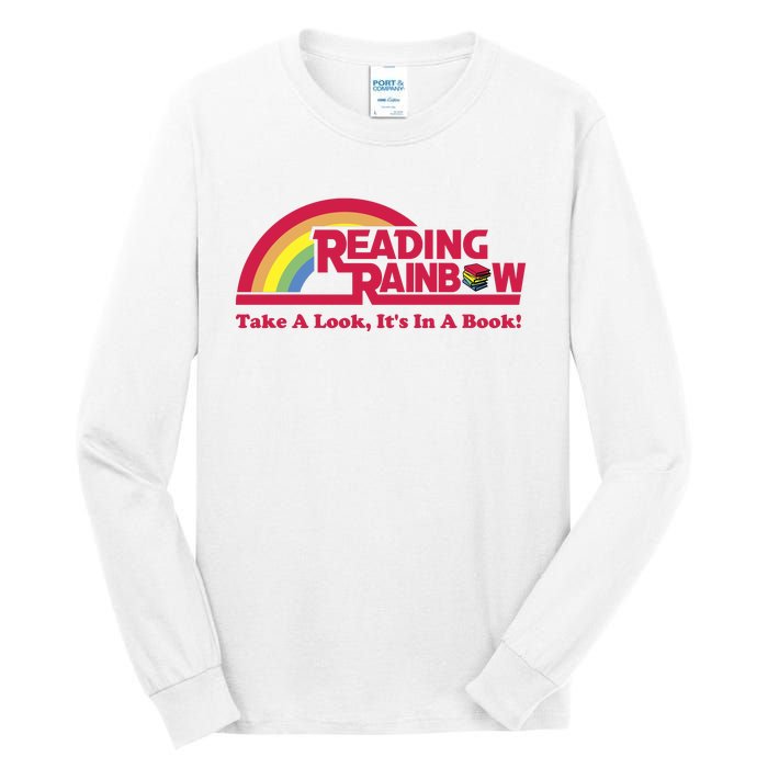 Reading Rainbow Take A Look Its In A Book Tall Long Sleeve T-Shirt