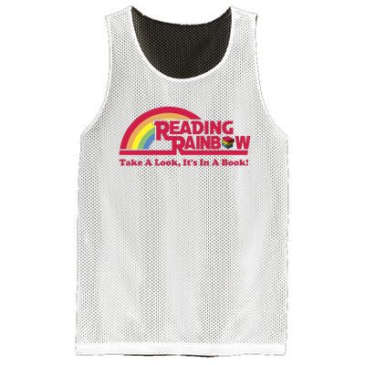 Reading Rainbow Take A Look Its In A Book Mesh Reversible Basketball Jersey Tank