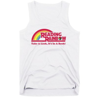 Reading Rainbow Take A Look Its In A Book Tank Top