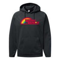 Reading Rainbow Teacher Appreciation Book Lover Performance Fleece Hoodie