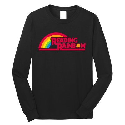 Reading Rainbow Teacher Appreciation Book Lover Long Sleeve Shirt