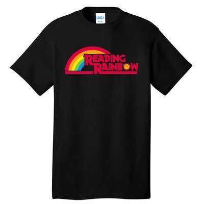 Reading Rainbow Teacher Appreciation Book Lover Tall T-Shirt