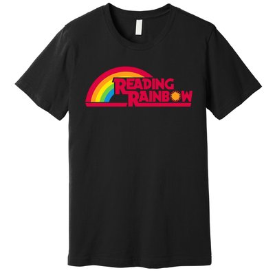 Reading Rainbow Teacher Appreciation Book Lover Premium T-Shirt