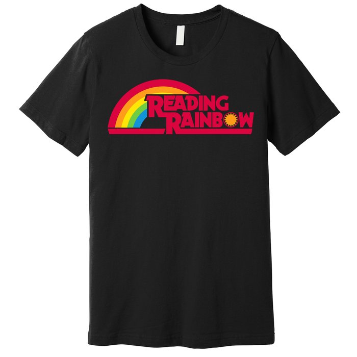 Reading Rainbow Teacher Appreciation Book Lover Premium T-Shirt