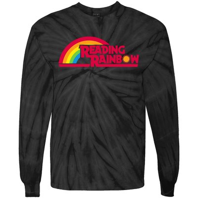 Reading Rainbow Teacher Appreciation Book Lover Tie-Dye Long Sleeve Shirt