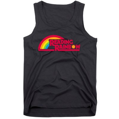 Reading Rainbow Teacher Appreciation Book Lover Tank Top