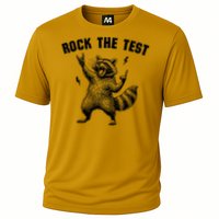 Racoon Rock The Test Teacher Test Day Testing Day Teacher Performance Shirt
