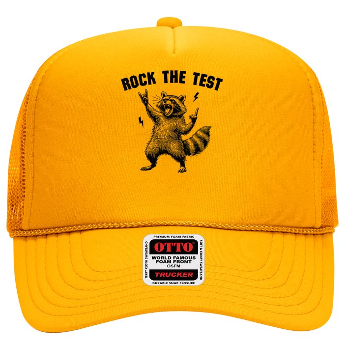 Racoon Rock The Test Teacher Test Day Testing Day Teacher Hat