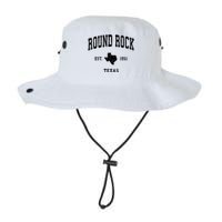 Round Rock Texas Tx Vintage Established State Flag Sports Design Legacy Cool Fit Booney Bucket Hat