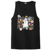 Retro Respiratory Therapist Cute Ghost Halloween Pumpkin PosiCharge Competitor Tank