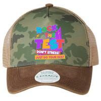 Retro Rock The Test Dont Stress Just Do Your Best Legacy Tie Dye Trucker Hat