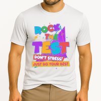 Retro Rock The Test Dont Stress Just Do Your Best Performance Shirt