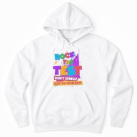 Retro Rock The Test Dont Stress Just Do Your Best Hoodie