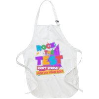 Retro Rock The Test Dont Stress Just Do Your Best Apron