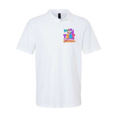 Retro Rock The Test Dont Stress Just Do Your Best Polo