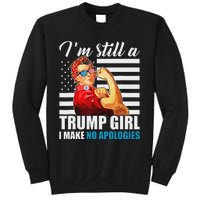 Rosie Riveter Trump Girl No Apologies Sweatshirt