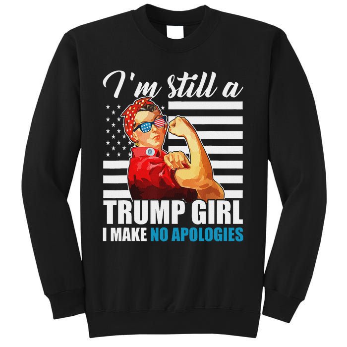 Rosie Riveter Trump Girl No Apologies Sweatshirt