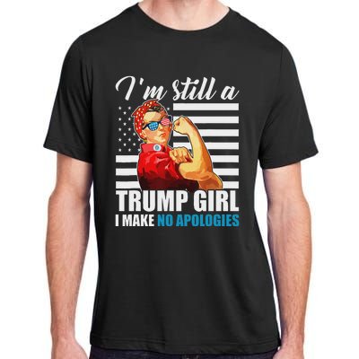 Rosie Riveter Trump Girl No Apologies Adult ChromaSoft Performance T-Shirt