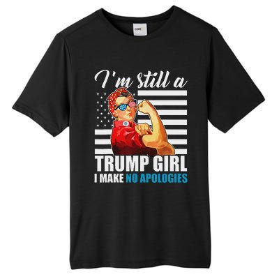 Rosie Riveter Trump Girl No Apologies Tall Fusion ChromaSoft Performance T-Shirt