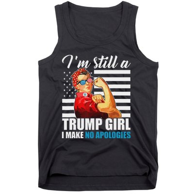 Rosie Riveter Trump Girl No Apologies Tank Top