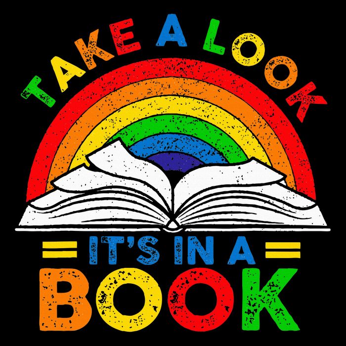 Retro Rainbow Take A Look It's In A Book Reading Bookworm Wool Snapback Cap