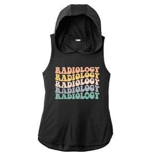 Radiology Radiologic Technologist Xray Tech Ladies PosiCharge Tri-Blend Wicking Draft Hoodie Tank