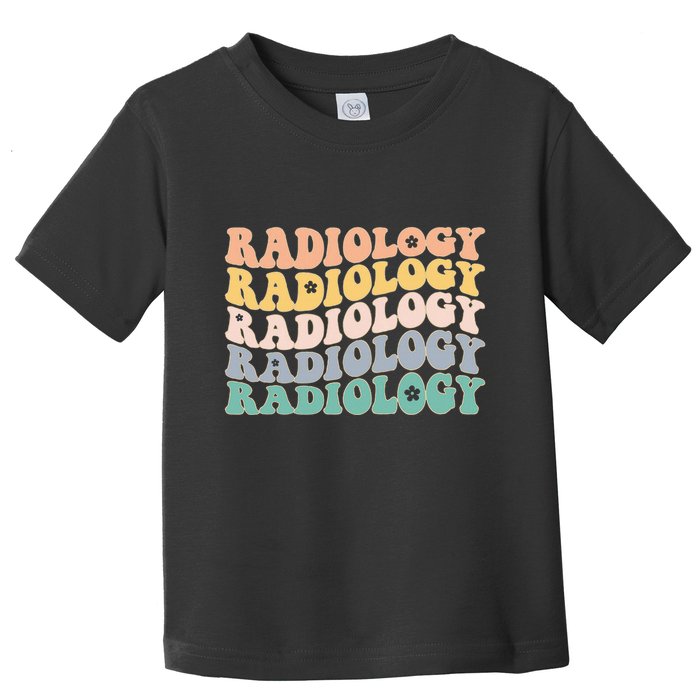Radiology Radiologic Technologist Xray Tech Toddler T-Shirt