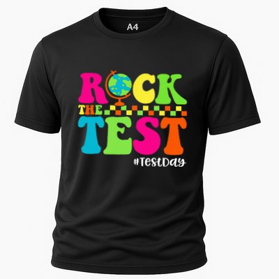Retro Rock The Test Testing Day Motivational Teacher Student Performance Shirt