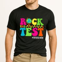 Retro Rock The Test Testing Day Motivational Teacher Student Performance Shirt