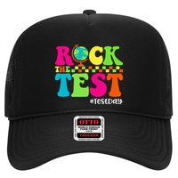 Retro Rock The Test Testing Day Motivational Teacher Student Trucker Hat