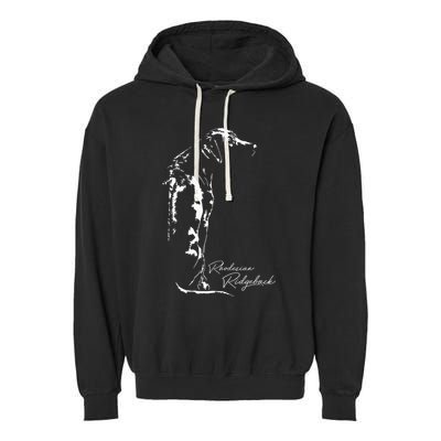 Rhodesian Ridgeback T Dog Funny Gift Garment-Dyed Fleece Hoodie