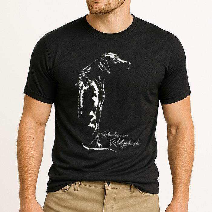 Rhodesian Ridgeback T Dog Funny Gift Cooling Performance Crew T-Shirt