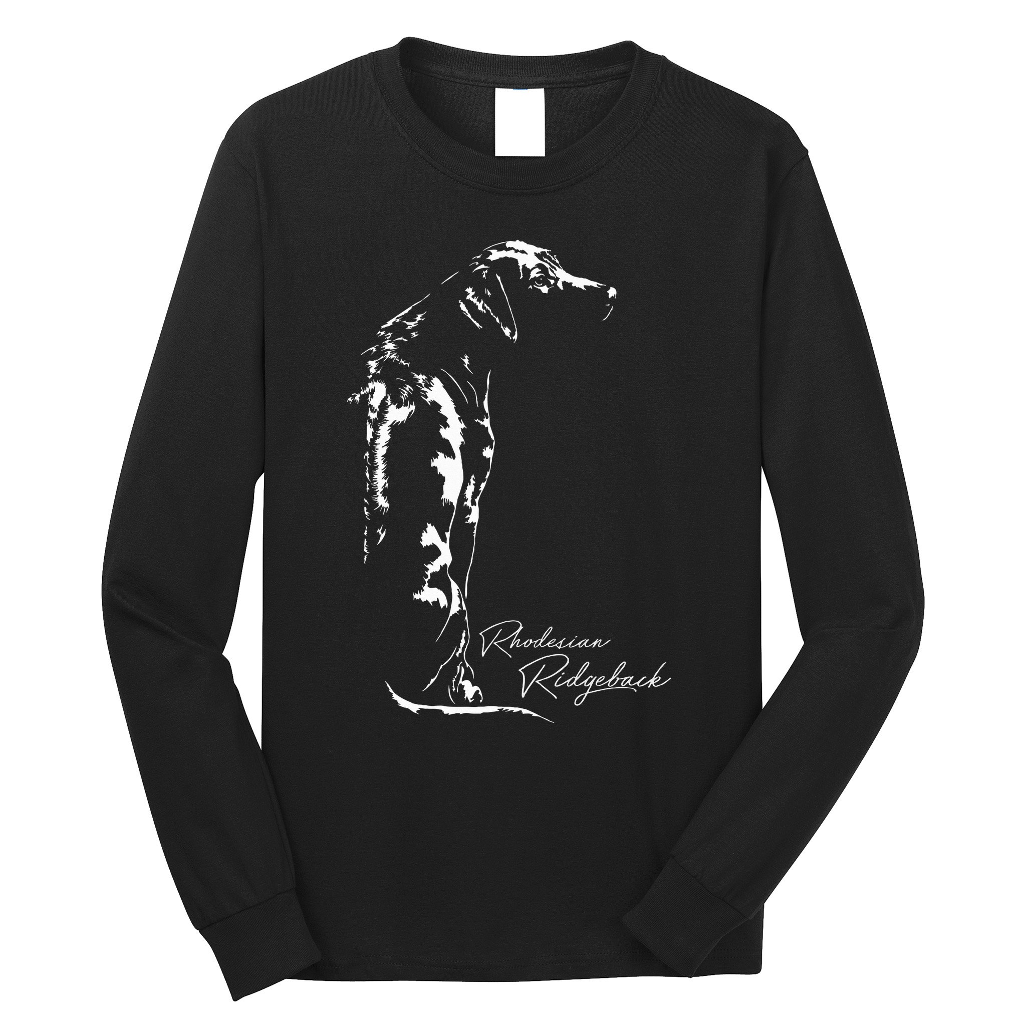 Rhodesian Ridgeback T Dog Funny Gift Long Sleeve Shirt