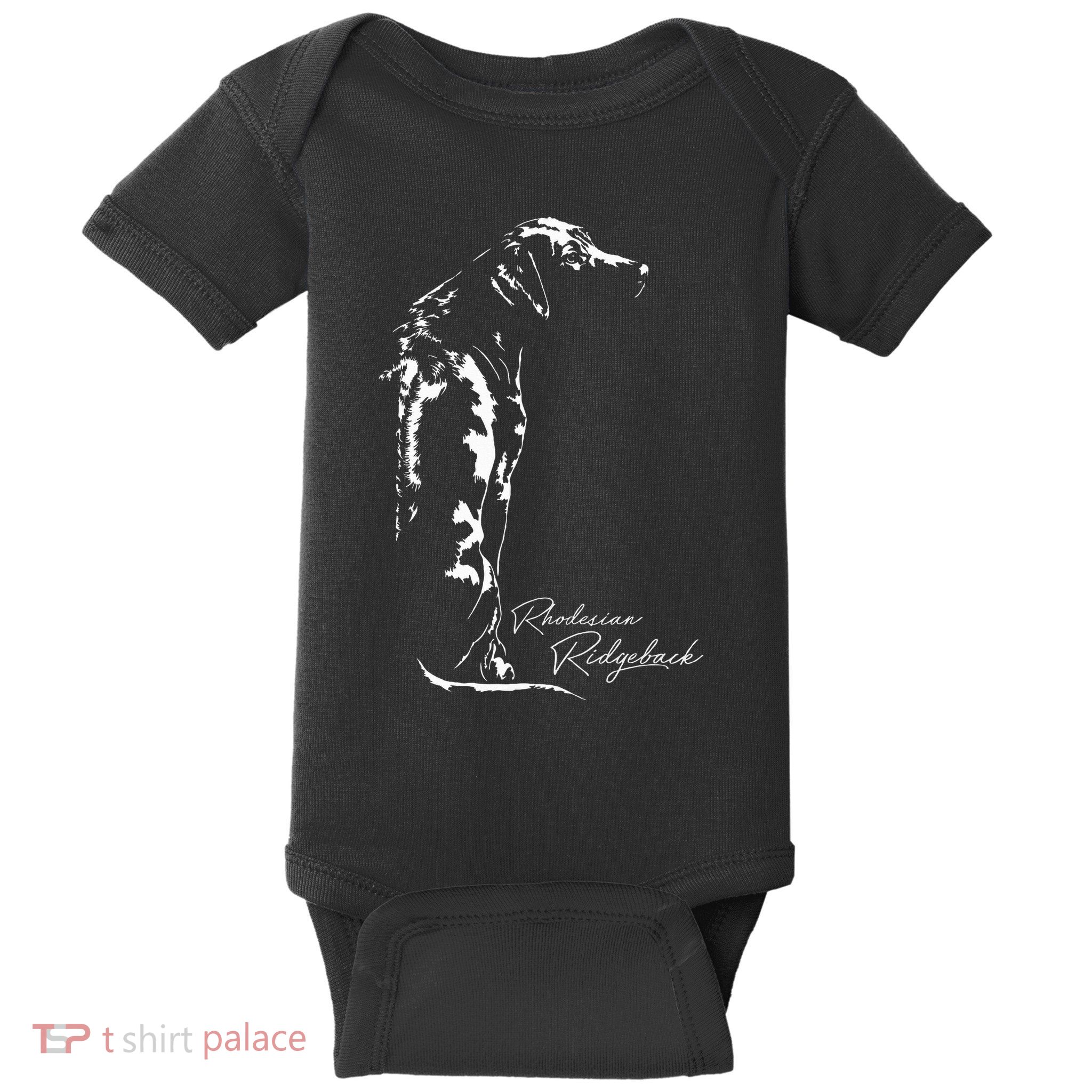 Rhodesian Ridgeback T Dog Funny Gift Baby Bodysuit