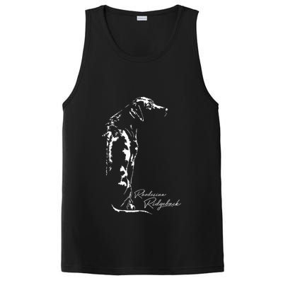 Rhodesian Ridgeback T Dog Funny Gift PosiCharge Competitor Tank