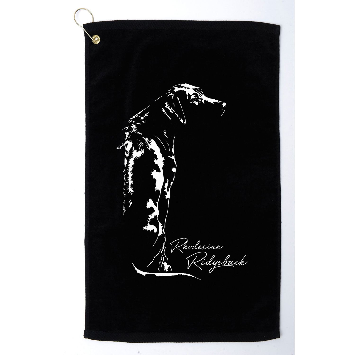 Rhodesian Ridgeback T Dog Funny Gift Golf Towel