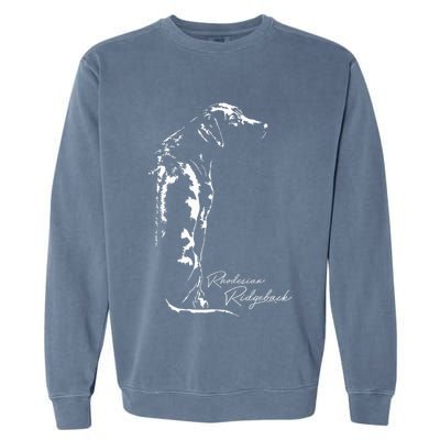 Rhodesian Ridgeback T Dog Funny Gift Garment-Dyed Sweatshirt