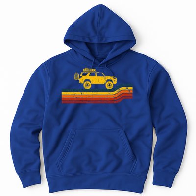 Retro Runner Tracks 4x4 Offload Camping Hoodie