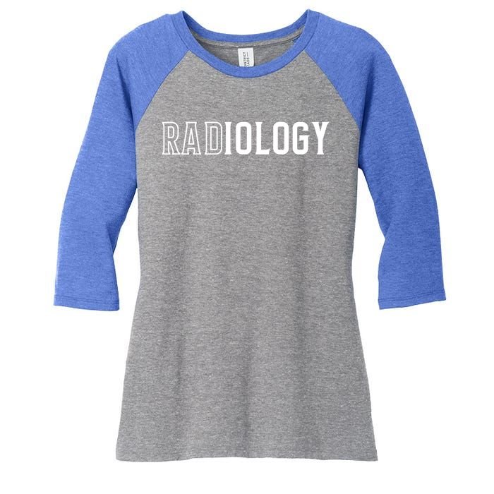 Rad Radiology Tech Simple Unique Xgiftray Tech Gift Idea Cute Gift Women's Tri-Blend 3/4-Sleeve Raglan Shirt