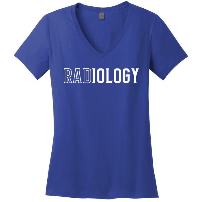 Rad Radiology Tech Simple Unique Xgiftray Tech Gift Idea Cute Gift Women's V-Neck T-Shirt