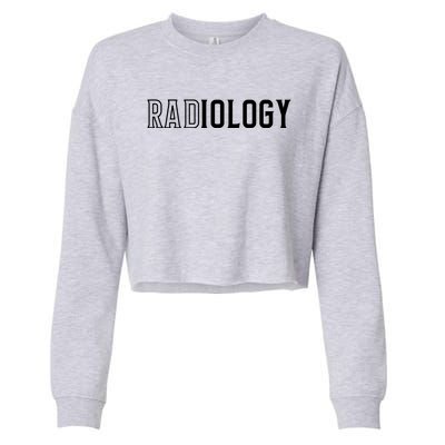 Rad Radiology Tech Simple Unique Xgiftray Tech Gift Idea Cute Gift Cropped Pullover Crew