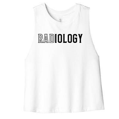 Rad Radiology Tech Simple Unique Xgiftray Tech Gift Idea Cute Gift Women's Racerback Cropped Tank