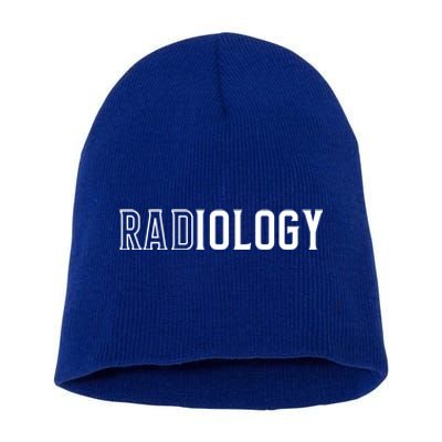 Rad Radiology Tech Simple Unique Xray Tech Gift Idea Gift Short Acrylic Beanie